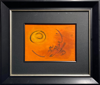 Abidin Elderoğlu imzalı tablo — Karışık Teknik, 20×27 cm, 172.864 TL müzayede satışı