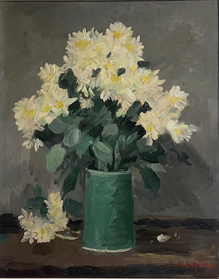 Nurettin Ergüven imzalı tablo — Yağlı Boya, 50×39 cm, 34.118 TL müzayede satışı