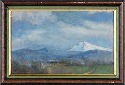 Ayetullah Sümer imzalı tablo — Yağlı Boya, 25×40 cm, 36.392 TL müzayede satışı
