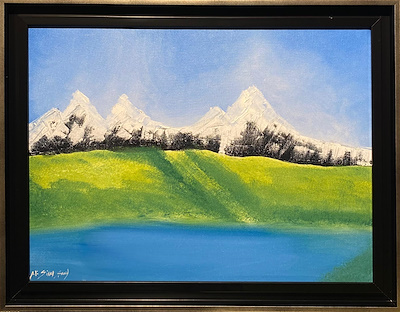 Ali Sinan Şahin imzalı tablo — Yağlı Boya, 45×60 cm, 2.275 TL müzayede satışı