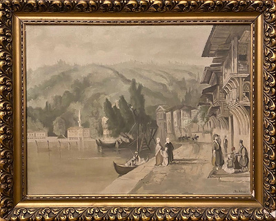 Salim Özüdoğru imzalı tablo — Yağlı Boya, 49×66 cm, 43.216 TL müzayede satışı