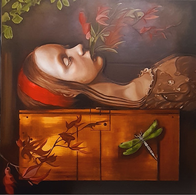 Nilüfer Kurtcebe imzalı tablo — Yağlı Boya, 80×80 cm, 11.373 TL müzayede satışı