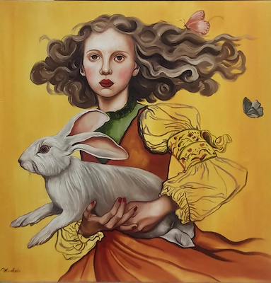 Nilüfer Kurtcebe imzalı tablo — Yağlı Boya, 60×60 cm, 9.098 TL müzayede satışı