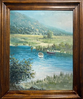 İlhan Kılınç imzalı tablo — Yağlı Boya, 50×40 cm, 1.820 TL müzayede satışı