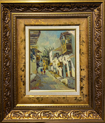 Gürsel Tunalı imzalı tablo — Yağlı Boya, 24×17 cm, 9.098 TL müzayede satışı
