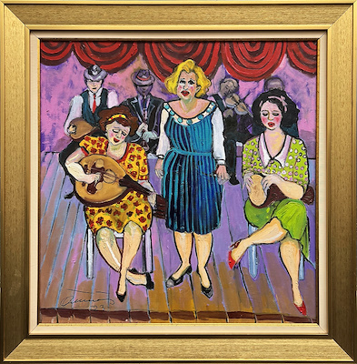 Ömür Eke imzalı tablo — Yağlı Boya, 60×60 cm, 50.040 TL müzayede satışı