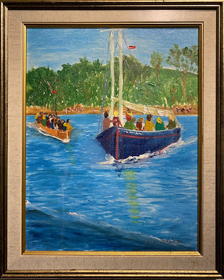 Engin Bülbül imzalı tablo — Yağlı Boya, 42×32 cm, 455 TL müzayede satışı