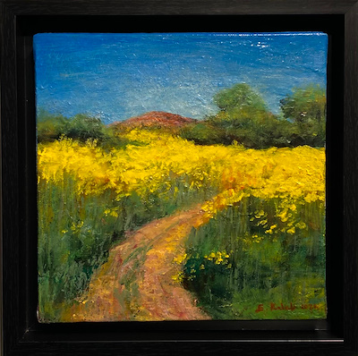 Emine Kaleli imzalı tablo — Yağlı Boya, 25×25 cm, 3.184 TL müzayede satışı