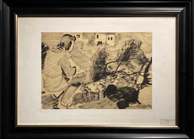 Abidin Elderoğlu imzalı tablo — 23×34 cm, 218.355 TL müzayede satışı