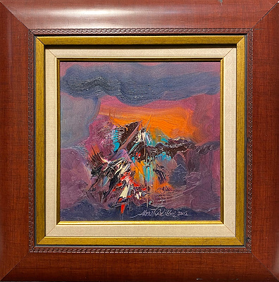 Ahmet Çelikler imzalı tablo — Yağlı Boya, 25×25 cm, 2.729 TL müzayede satışı