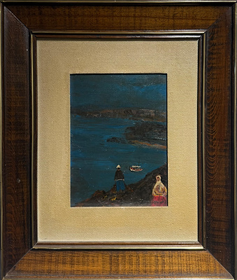 Habib Gerez imzalı tablo — Yağlı Boya, 24×18 cm, 16.506 TL müzayede satışı