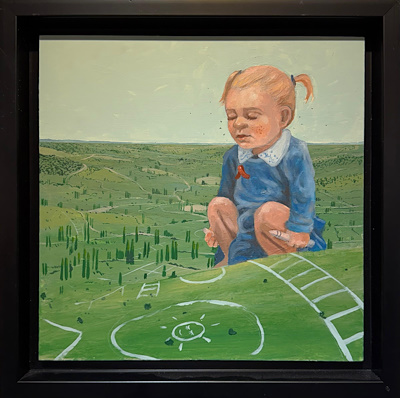 Fatih Sağlam imzalı tablo — Akrilik Boya, 30×30 cm, 9.432 TL müzayede satışı