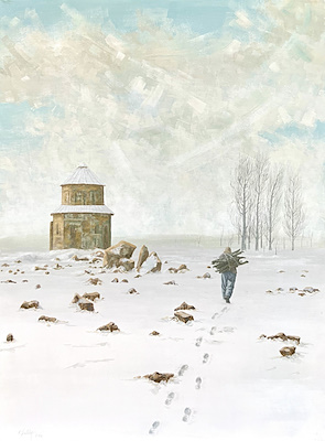 Ramazan Şanlıdağ imzalı tablo — Akrilik Boya, 80×60 cm, 18.864 TL müzayede satışı