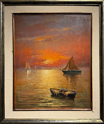 Ali Rıza Beyazıt imzalı tablo — Yağlı Boya, 40×32 cm, 89.602 TL müzayede satışı