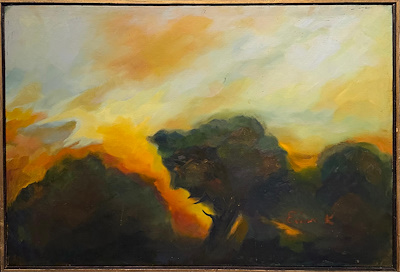 Emel Şahinkaya imzalı tablo — Yağlı Boya, 55×80 cm, 3.301 TL müzayede satışı