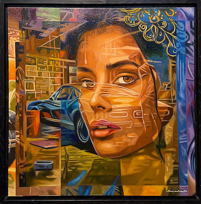 Mustafa Devran Tosun imzalı tablo — Yağlı Boya, 70×70 cm, 18.864 TL müzayede satışı