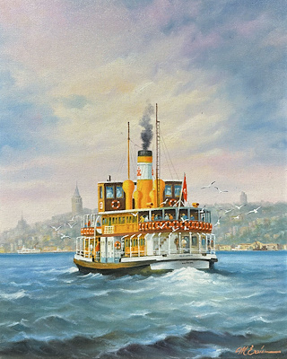 Murat Ersin imzalı tablo — Yağlı Boya, 50×40 cm, 7.074 TL müzayede satışı