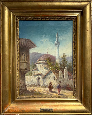 François D'herbes imzalı tablo — Yağlı Boya, 44×53 cm, 84.886 TL müzayede satışı