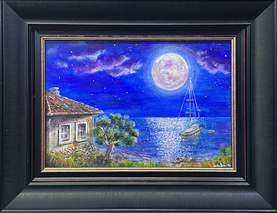 Selim Tarım imzalı tablo — Yağlı Boya, 25×35 cm, 7.074 TL müzayede satışı