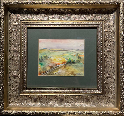 İsmet Çavuşoğlu imzalı tablo — Sulu Boya, 15×19 cm, 2.358 TL müzayede satışı