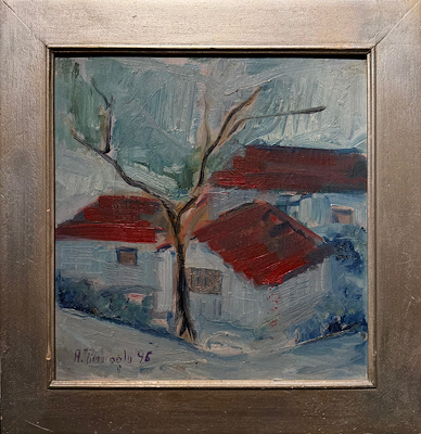 Ayten Timuroğlu imzalı tablo — Yağlı Boya, 25×25 cm, 1.415 TL müzayede satışı