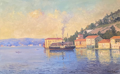 Türker Güneşoğlu imzalı tablo — Yağlı Boya, 50×80 cm, 16.506 TL müzayede satışı