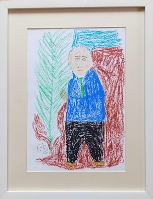 Esma Ekiz imzalı tablo — Pastel Boya, 34×23 cm, 4.244 TL müzayede satışı