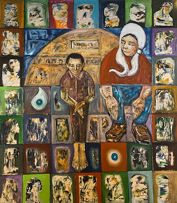 Fikret Öztürk imzalı tablo — Yağlı Boya, 160×140 cm, 33.011 TL müzayede satışı