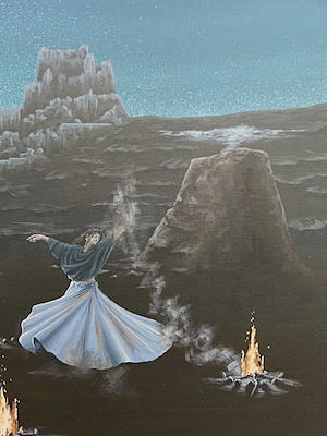 Ramazan Şanlıdağ imzalı tablo — Akrilik Boya, 80×60 cm, 18.864 TL müzayede satışı