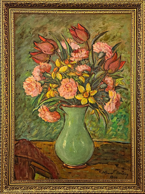Nimet Berdan imzalı tablo — Yağlı Boya, 65×45 cm, 35.369 TL müzayede satışı
