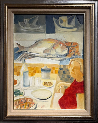 İsmet Birsel imzalı tablo — Yağlı Boya, 46×35 cm, 179.204 TL müzayede satışı
