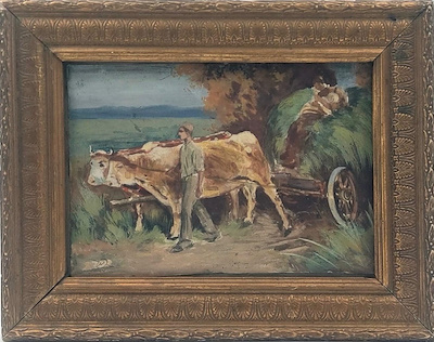 Şevket Dağ imzalı tablo — Guaj, 18.5×27 cm, 259.374 TL müzayede satışı
