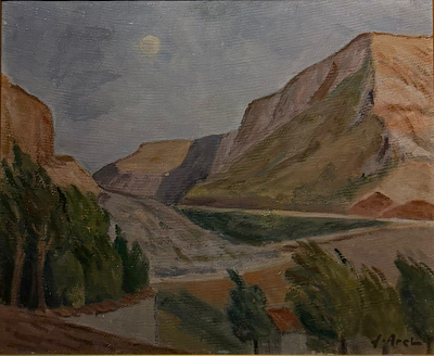 Şemsi Arel imzalı tablo — Yağlı Boya, 34×41 cm, 24.384 TL müzayede satışı
