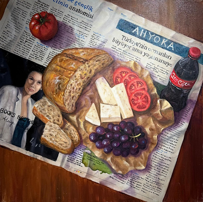 Türkan Taybara imzalı tablo — Yağlı Boya, 60×60 cm, 46.329 TL müzayede satışı