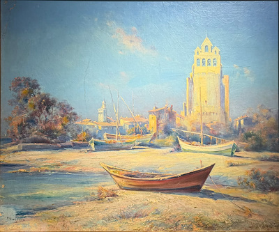 Henry Malfroy imzalı tablo — Yağlı Boya, 55×64 cm, 39.014 TL müzayede satışı