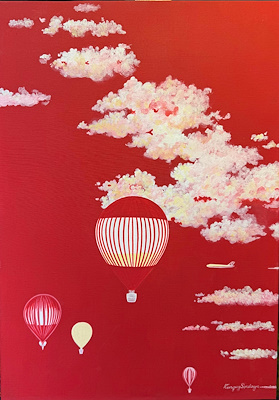 Turgay Sarıkaya imzalı tablo — Akrilik Boya, 51×35 cm, 7.315 TL müzayede satışı