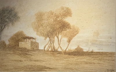 Charles Théodore Frère imzalı tablo — Karışık Teknik, 31×48.5 cm, 175.564 TL müzayede satışı
