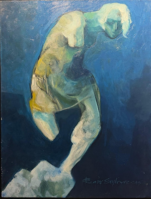 Özgür Eryılmaz imzalı tablo — Yağlı Boya, 65×50 cm, 14.630 TL müzayede satışı