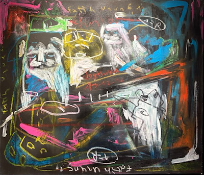 Fatih Urunç imzalı tablo — Karışık Teknik, 65×75 cm, 53.645 TL müzayede satışı