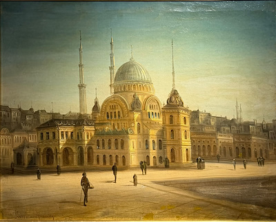 Pıetro De Amoretty (1880-1942 imzalı tablo — Yağlı Boya, 55×68.5 cm, 185.318 TL müzayede satışı