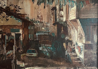 Kadir Ablak imzalı tablo — Yağlı Boya, 50×70 cm, 68.275 TL müzayede satışı