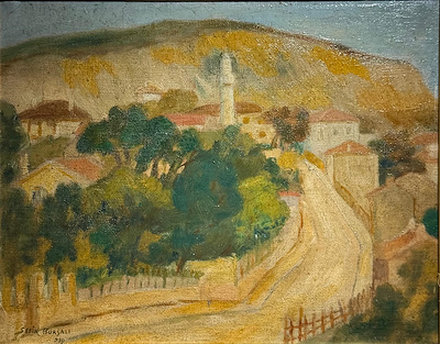 Şefik Bursalı imzalı tablo — Yağlı Boya, 32×40.5 cm, 199.948 TL müzayede satışı