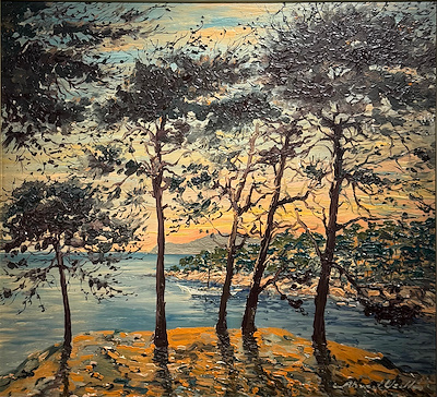 Ahmet Uzelli imzalı tablo — Yağlı Boya, 45×50 cm, 112.166 TL müzayede satışı