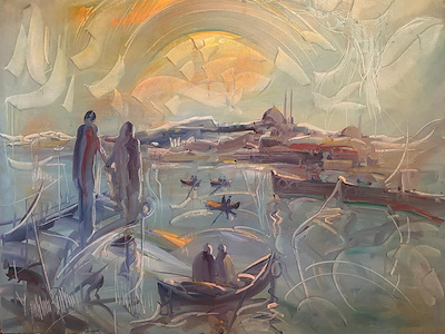 Şahlan Balkan imzalı tablo — Yağlı Boya, 80×100 cm, 9.754 TL müzayede satışı