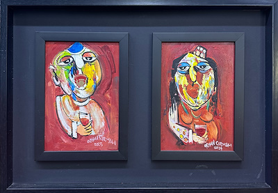 Orhan imzalı tablo — Yağlı Boya, 24×15 cm, 17.069 TL müzayede satışı