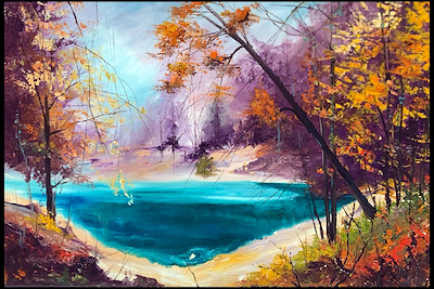 Veysel Akkuş imzalı tablo — Yağlı Boya, 70×70 cm, 4.877 TL müzayede satışı