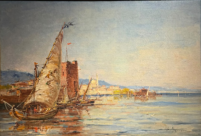 Gustave Mascart imzalı tablo — Yağlı Boya, 38.5×55 cm, 78.028 TL müzayede satışı