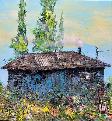 Mümin Candaş imzalı tablo — Yağlı Boya, 40×40 cm, 34.137 TL müzayede satışı