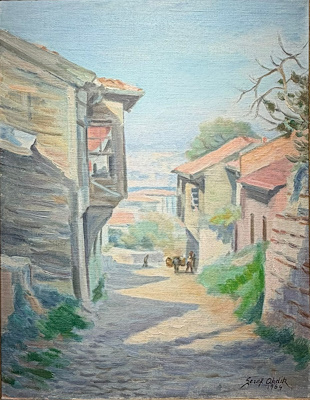 Şeref Akdik imzalı tablo — Yağlı Boya, 53×41 cm, 185.318 TL müzayede satışı