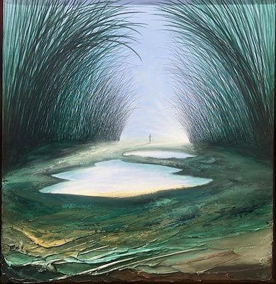 Yasin Canlı imzalı tablo — Yağlı Boya, 70×70 cm, 29.261 TL müzayede satışı